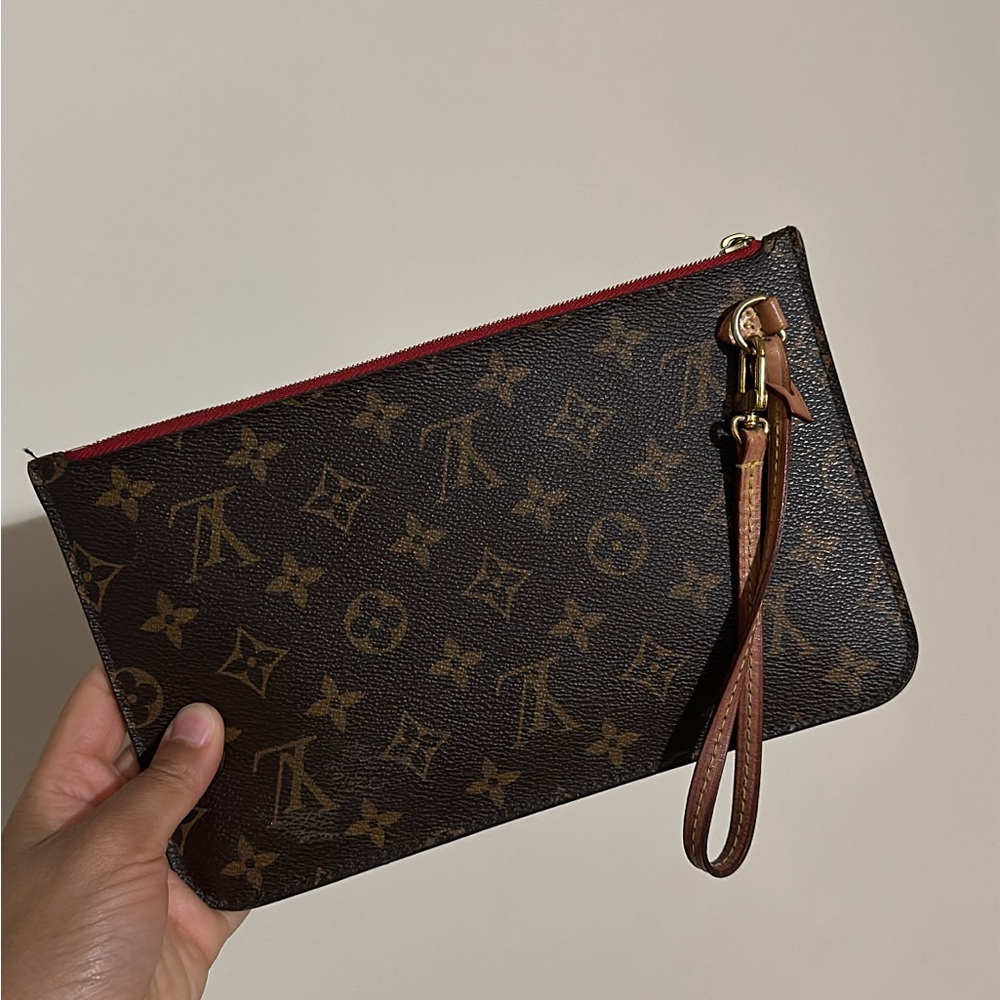 LOUIS VUITTON NEVERFULL MM MONOGRAM POUCH *ONLY*